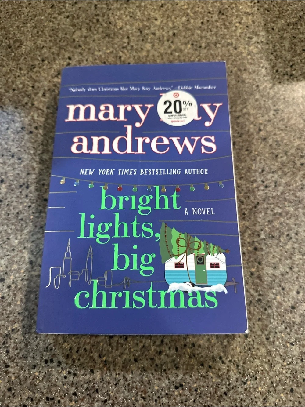 Mary Kay Andrews Bright Lights, Big Christmas - Blue Paperback Novel